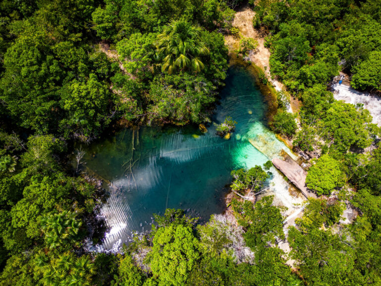 Crystalline lagoon at Presidente Figueiredo