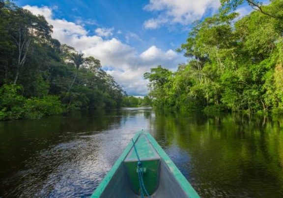 Travelling-by-boat-into-the-depth-of-Amazon-Jungles
